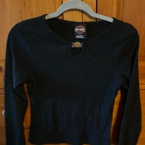 T shirt from Texas Cowboy Harley- Davidson. Size small- medium . Black